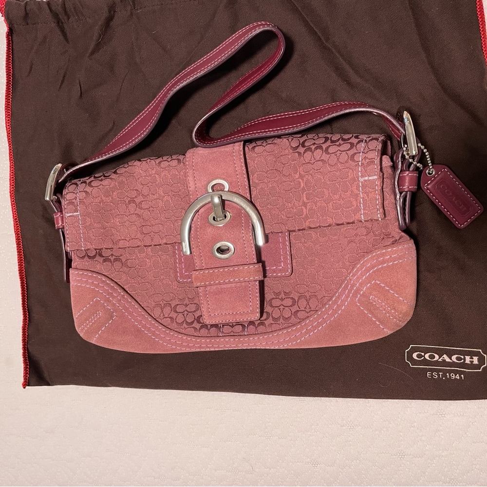 Vintage Authentic purple Coach bag